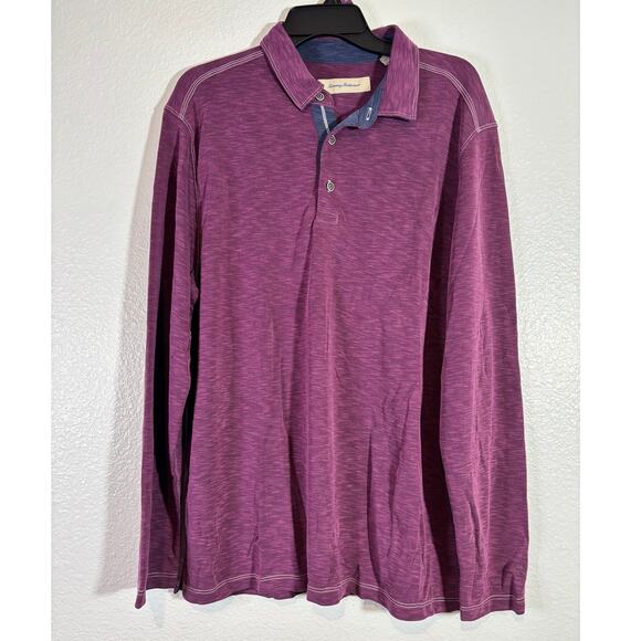 Tommy Bahama Other - Tommy Bahama Men's Size Large Paradiso Cove Purple Long Sleeve Henley Shirt